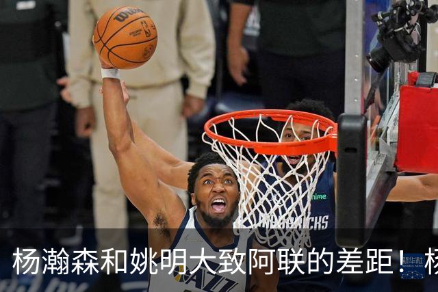 杨瀚森和姚明大致阿联的差距！杨瀚森启蒙教练一席话说得真实在